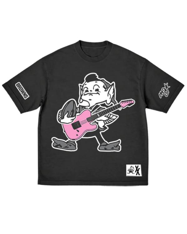 MGK x Cleveland Browns Black T-Shirt Shopotiny