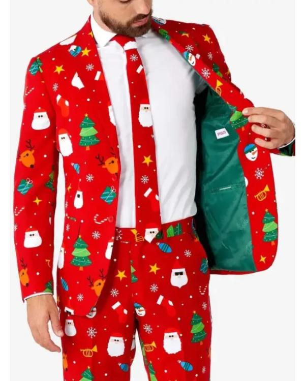 Red Festive Christmas Suit