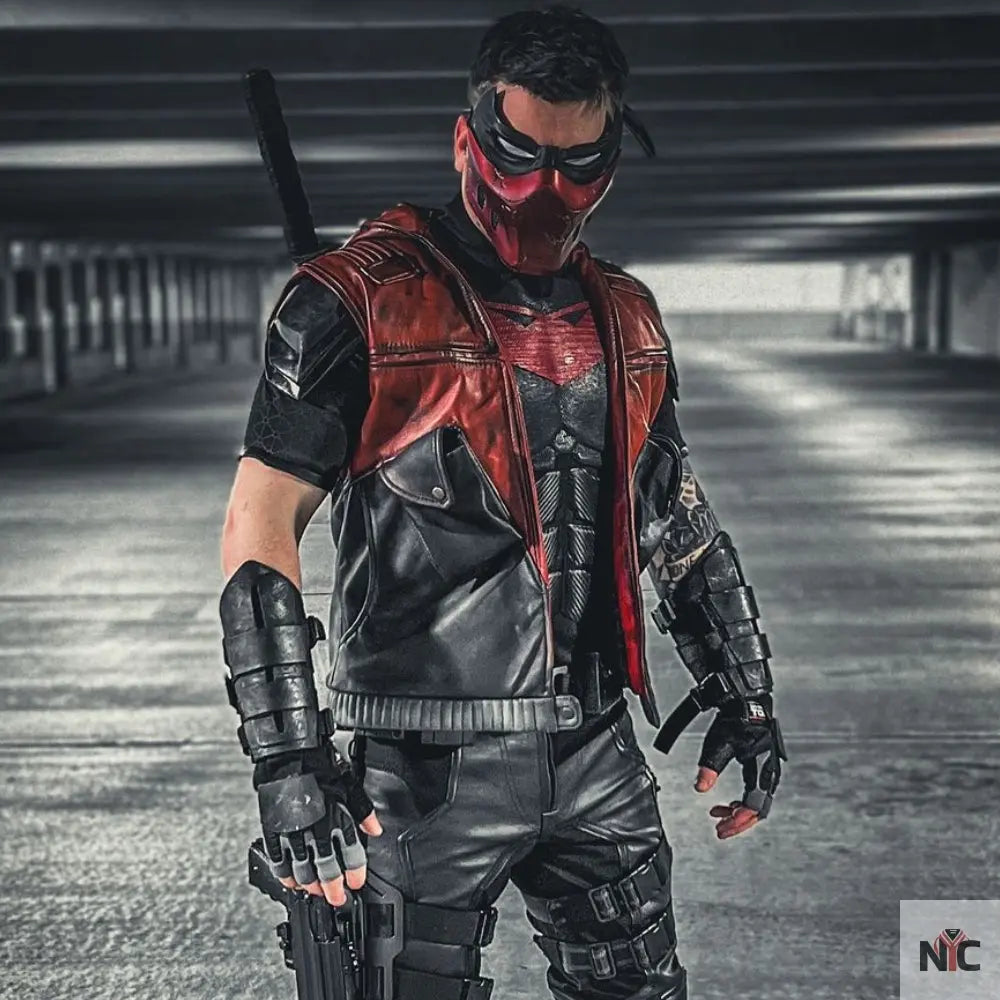 Red Hood Vest Clanton Jacket