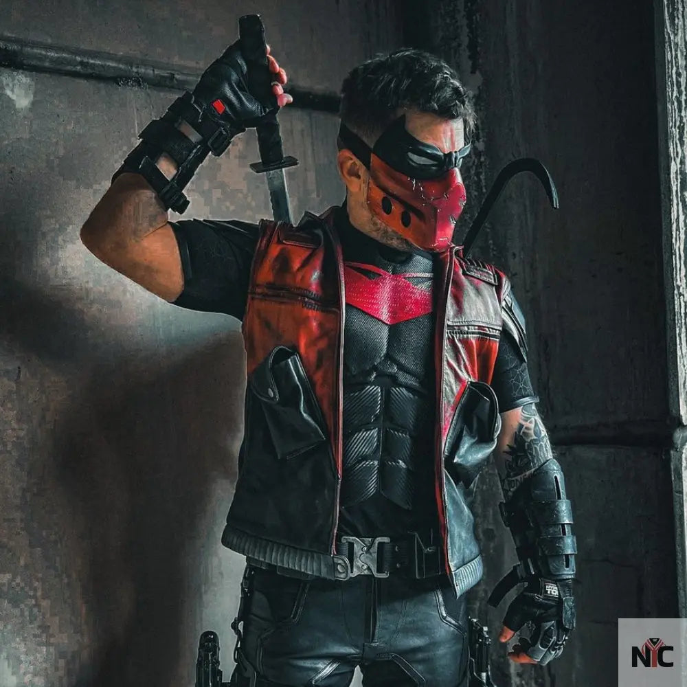 Red Hood Vest Clanton Jacket
