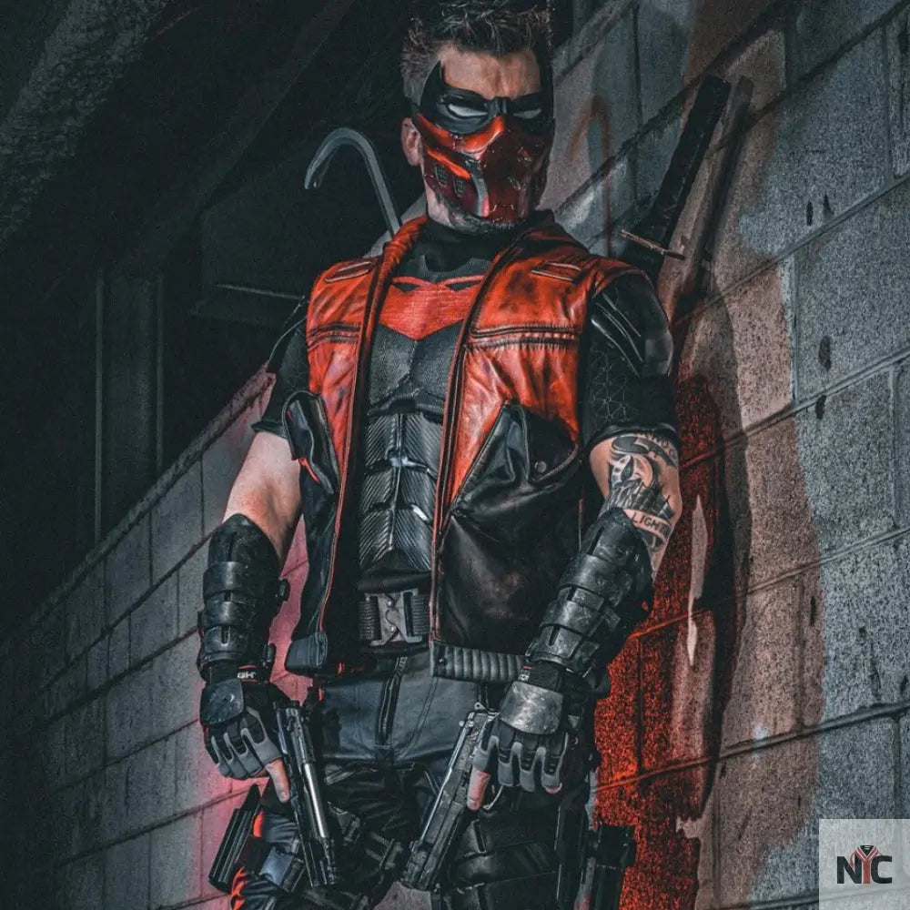 Red Hood Vest Clanton Jacket
