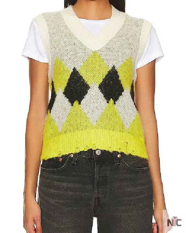 Resident Alien D’Arcy Bloom Sweater Vest Clanton Jacket