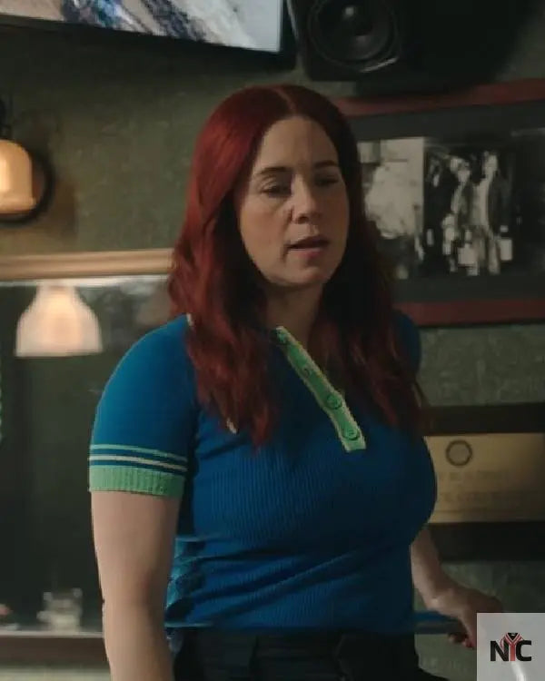 Resident Alien S04 Alice Wetterlund Polo Shirt Clanton Jacket