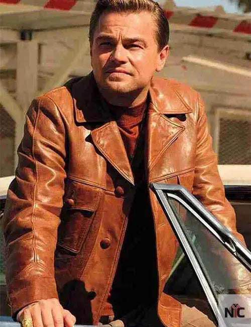 Rick Dalton Once Upon a Time in Hollywood Leather Jacket Clanton Jacket
