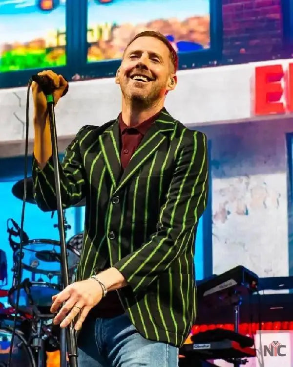 Ricky Wilson Alexandra Palace Park Striped Blazer Clanton Jacket