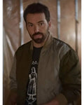 Ripple S01 Ian Harding Quilted Bomber Jacket