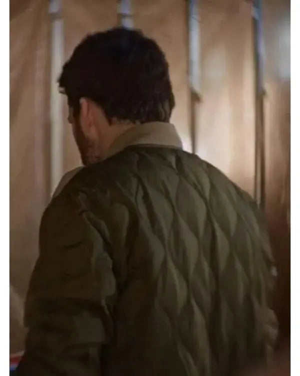 Ripple S01 Ian Harding Quilted Bomber Jacket