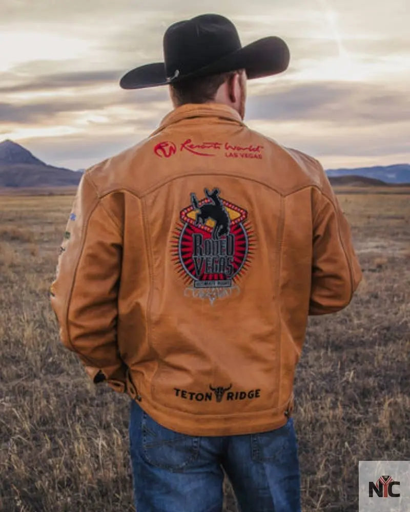 Rodeo Vegas 2024 Leather Jacket Clanton Jacket