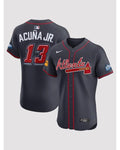 Ronald Acuna Jr. Atlanta Braves Navy Jersey USA Jackets