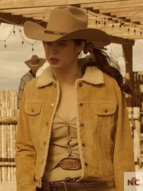 Roswell New Mexico S04 Rosa Ortecho Suede Jacket Clanton Jacket