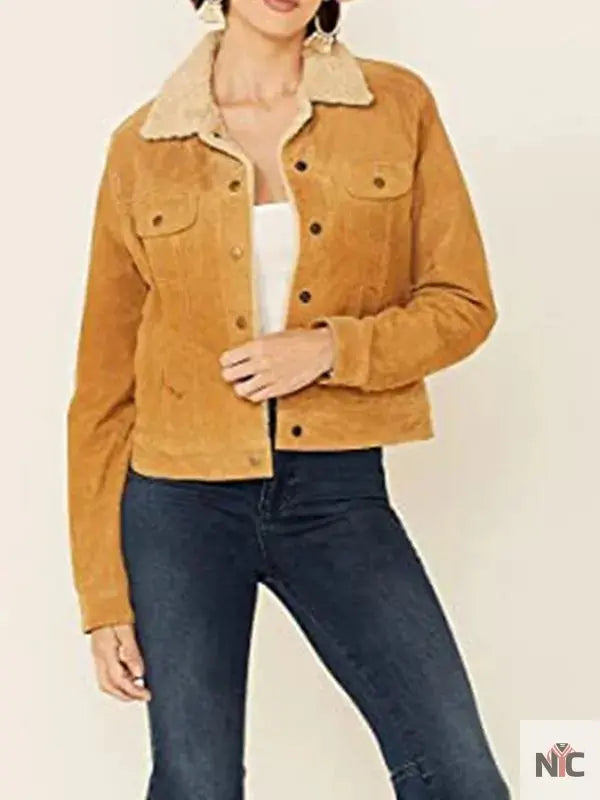 Roswell New Mexico S04 Rosa Ortecho Suede Jacket Clanton Jacket