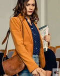 Ruby Bell Maxton Hall The World Between Us Brown Blazer Clanton Jacket