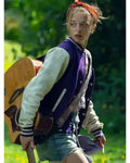 Run Away 2026 Ellie de Lange Purple Varsity Jacket