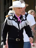Ryan Gosling Barbie Black Shirt Clanton Jacket