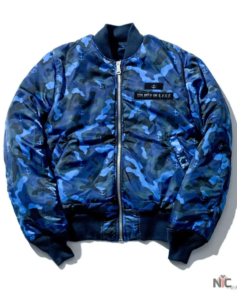 STRICT-G x ALPHA Mobile Suit Gundam White Base MA-1 Jacket Clanton Jacket