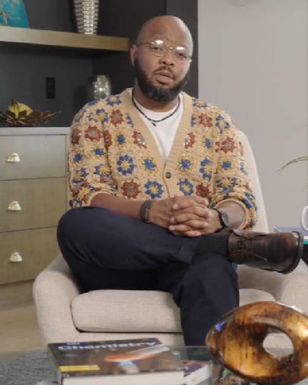 Safe Space Kevin Fredericks Floral Crochet Cardigan