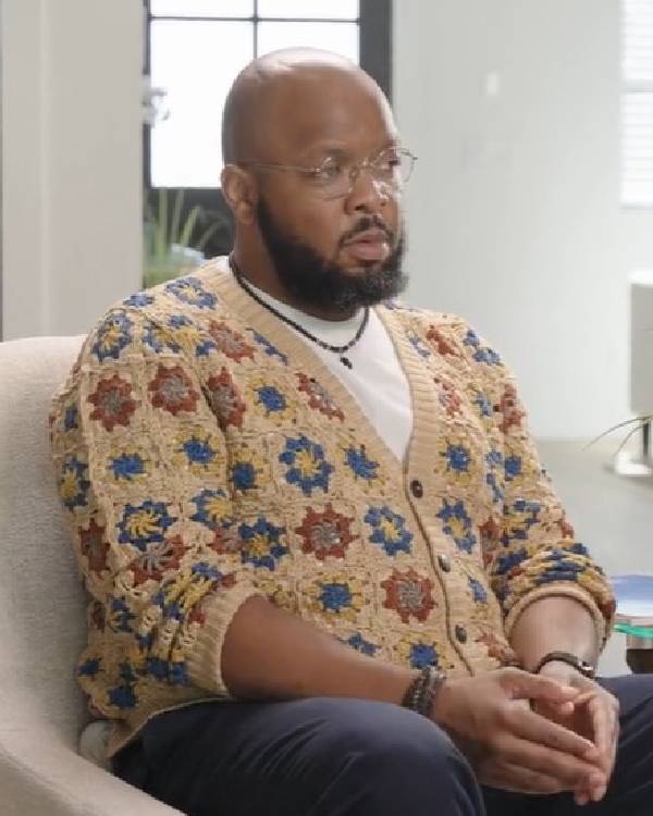 Safe Space Kevin Fredericks Floral Crochet Cardigan