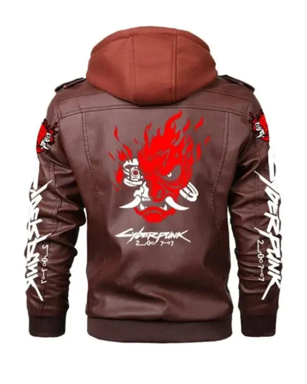 Samurai 2077 Cyberpunk Brown Jacket