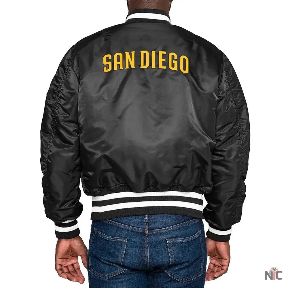 San Diego Padres Bomber MA-1 Jacket Clanton Jacket