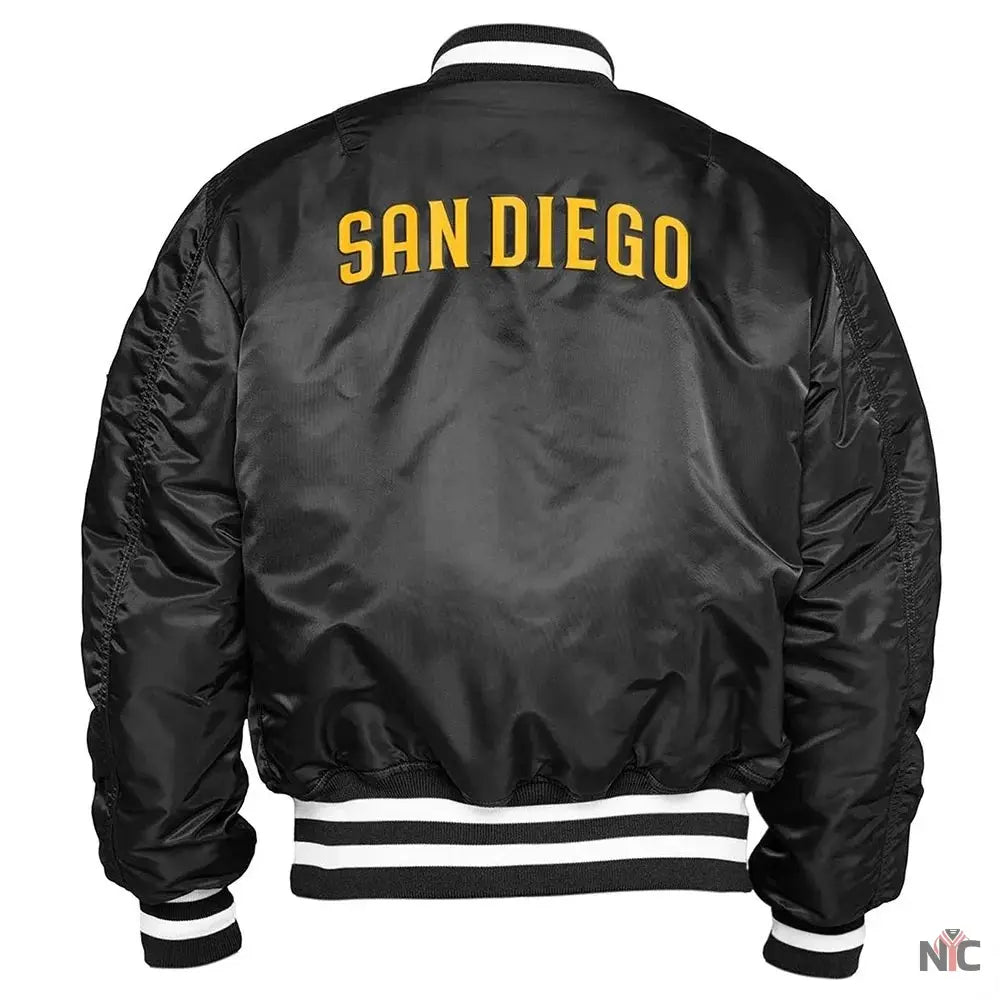 San Diego Padres Bomber MA-1 Jacket Clanton Jacket