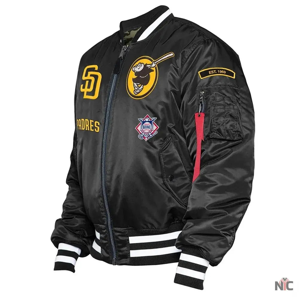 San Diego Padres Bomber MA-1 Jacket Clanton Jacket