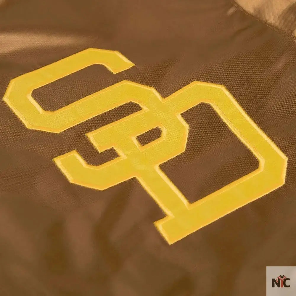 San Diego Padres Brown Bomber Jacket Clanton Jacket