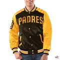 San Diego Padres Renegade Varsity Satin Jacket Clanton Jacket