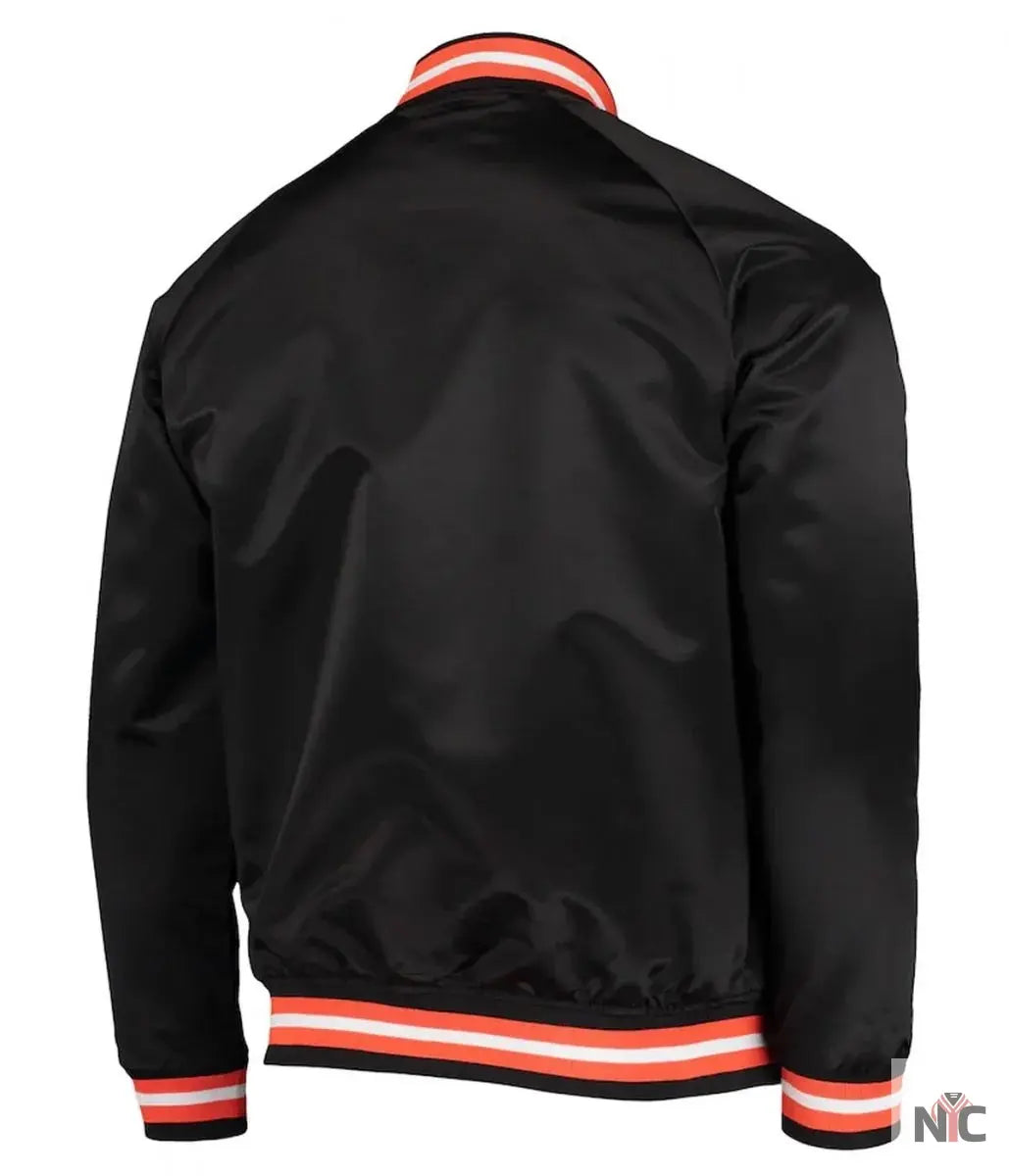 San Francisco Giants Full-Snap Satin Jacket Clanton Jacket
