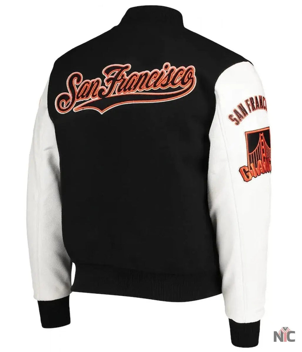 San Francisco Giants Letterman Full-Zip Jacket Clanton Jacket