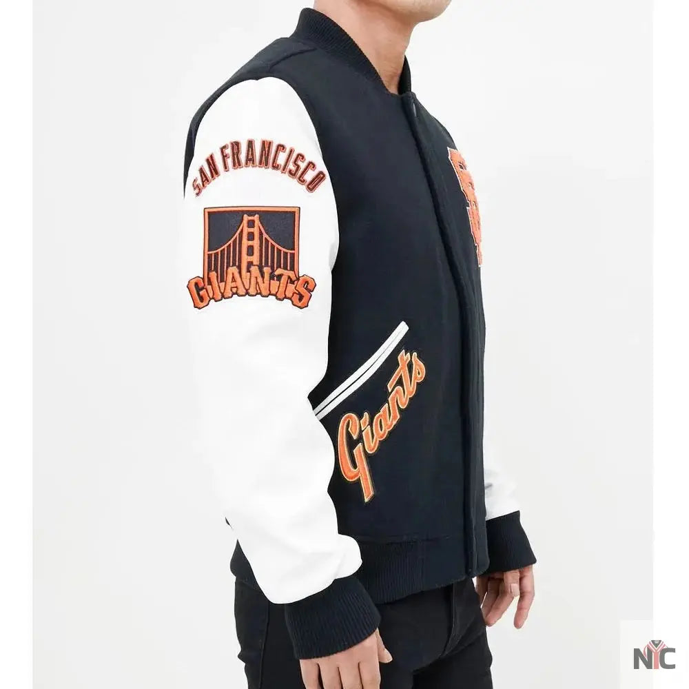San Francisco Giants Letterman Full-Zip Jacket Clanton Jacket