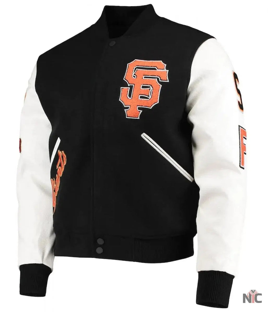 San Francisco Giants Letterman Full-Zip Jacket Clanton Jacket