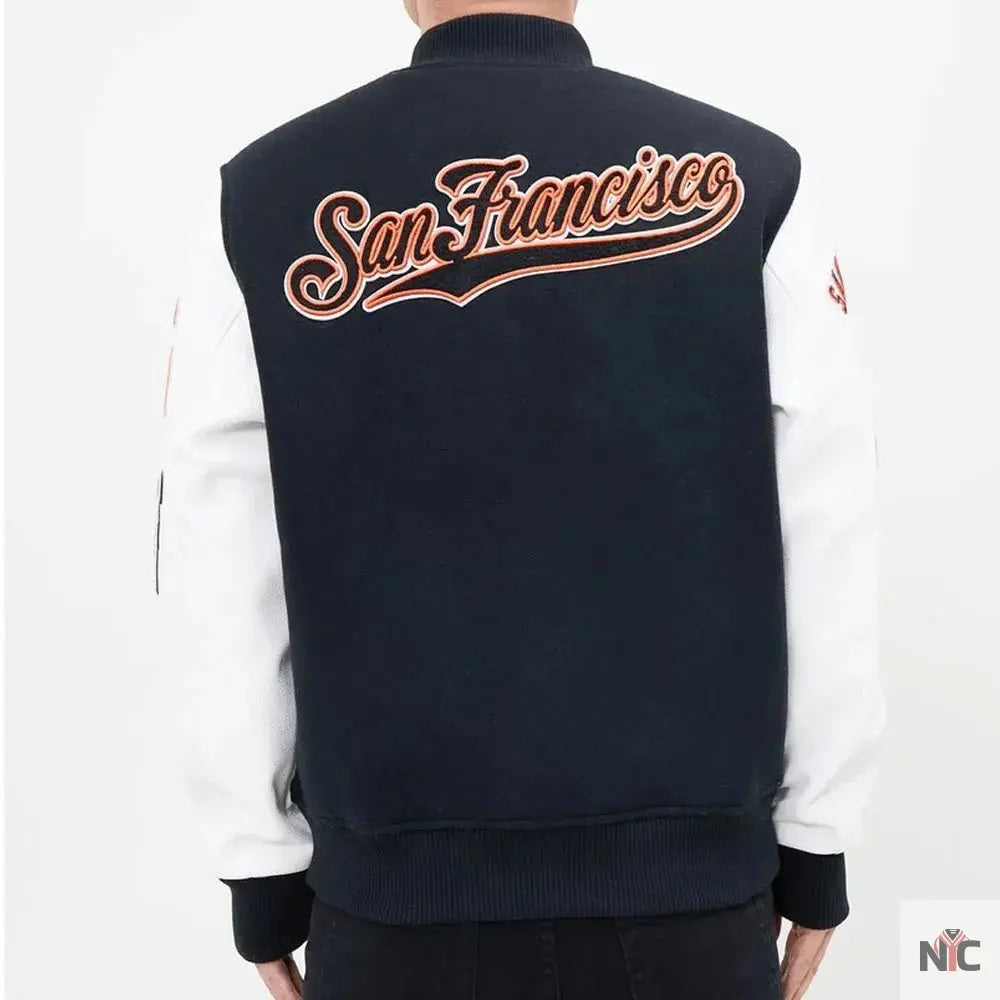 San Francisco Giants Letterman Full-Zip Jacket Clanton Jacket