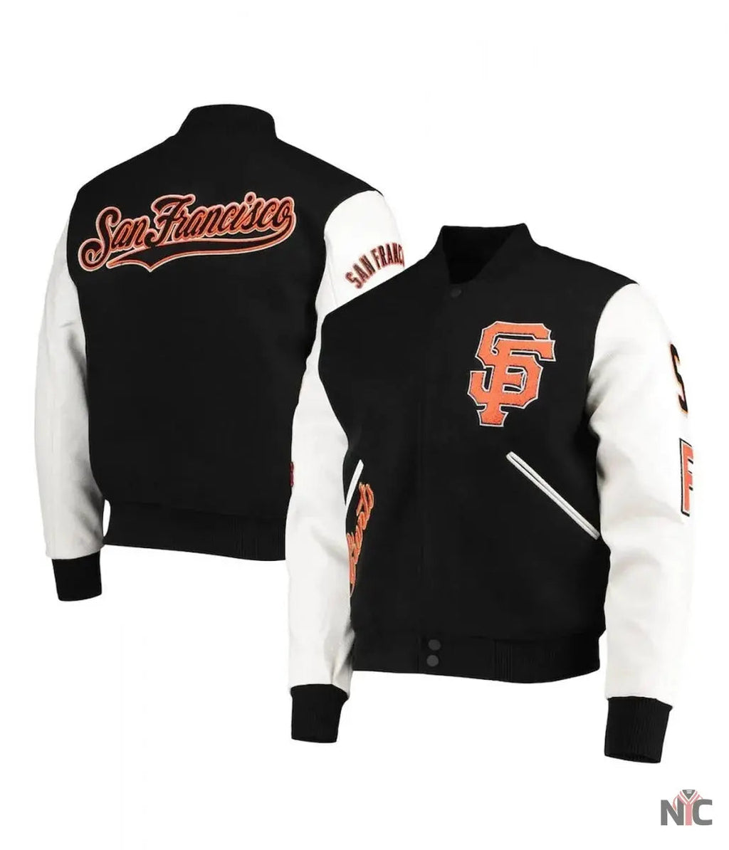 San Francisco Giants Letterman Full-Zip Jacket Clanton Jacket