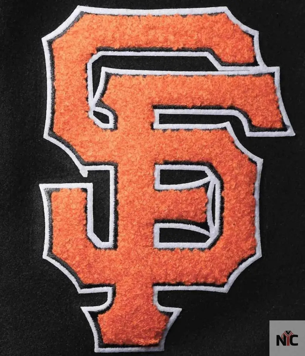 San Francisco Giants Letterman Full-Zip Jacket Clanton Jacket