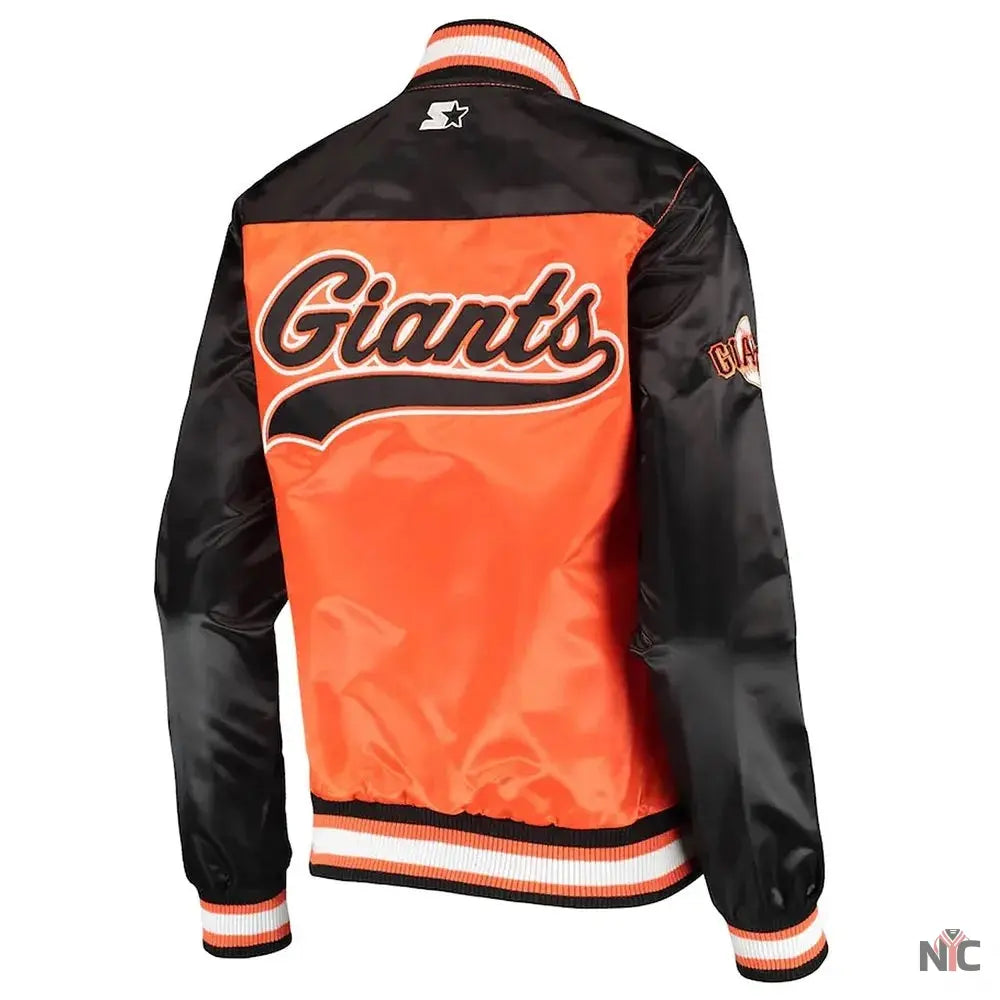 San Francisco Giants The Legend Satin Jacket Clanton Jacket