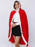 Santa Claus Red Velvet Cape with Hat