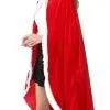 Santa Claus Red Velvet Cape with Hat