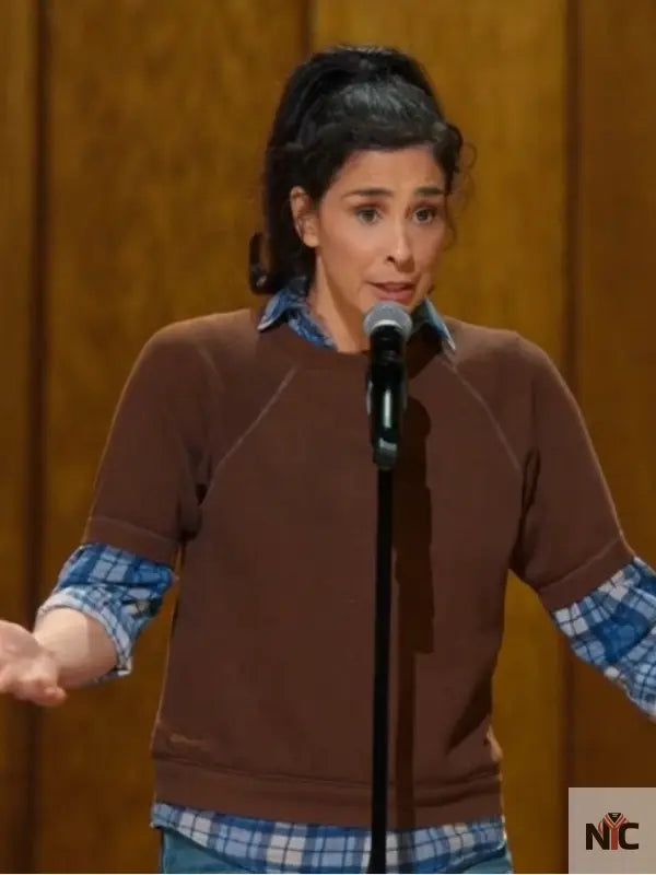 Sarah Silverman PostMortem Brown Sweater Clanton Jacket