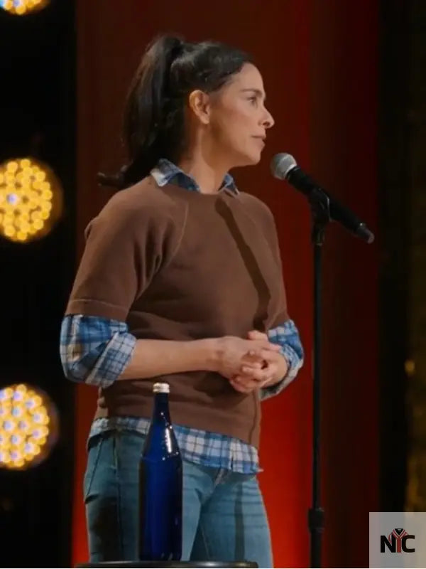 Sarah Silverman PostMortem Brown Sweater Clanton Jacket
