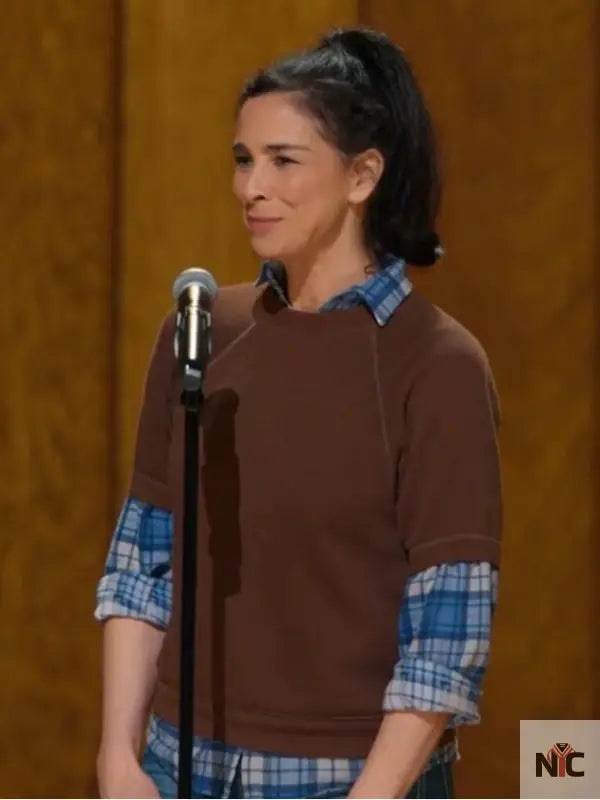 Sarah Silverman PostMortem Brown Sweater Clanton Jacket