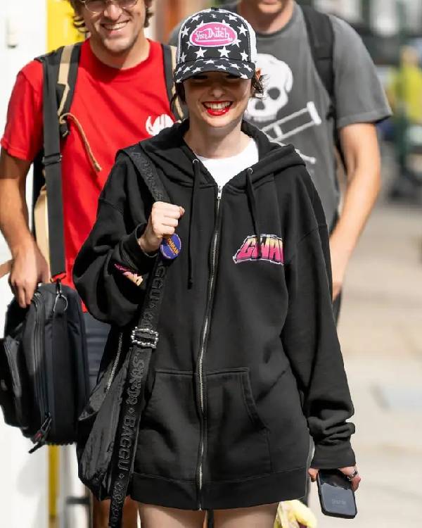 Sarah Sherman Philadelphia 2025 Black Hoodie Clanton Jacket