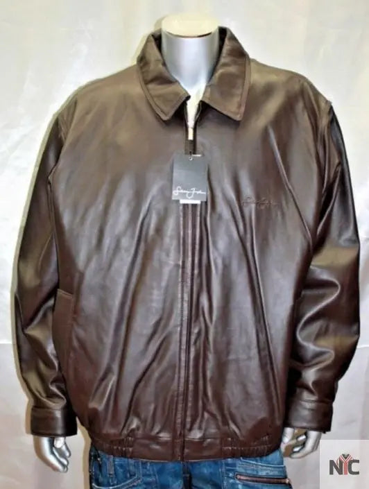 Sean John Leather Jacket Clanton Jacket