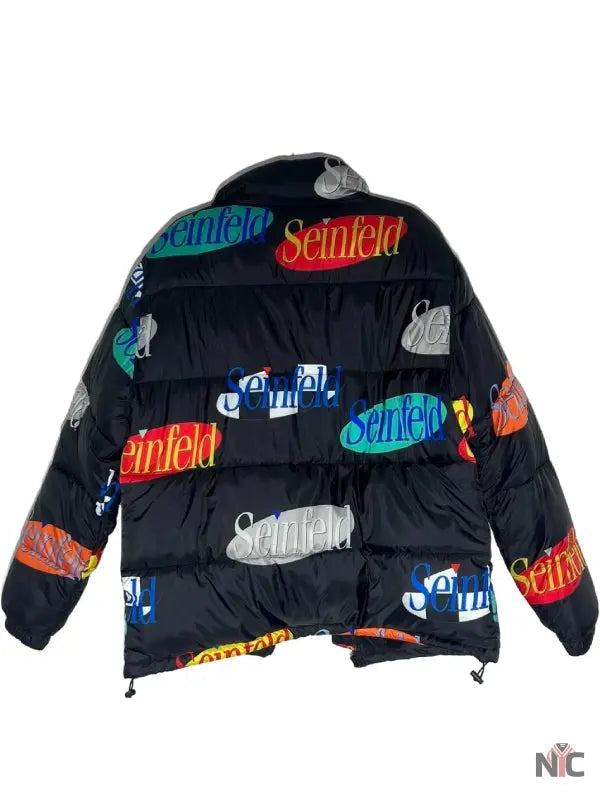Seinfeld Multi Logo Puffer Jacket Clanton Jacket