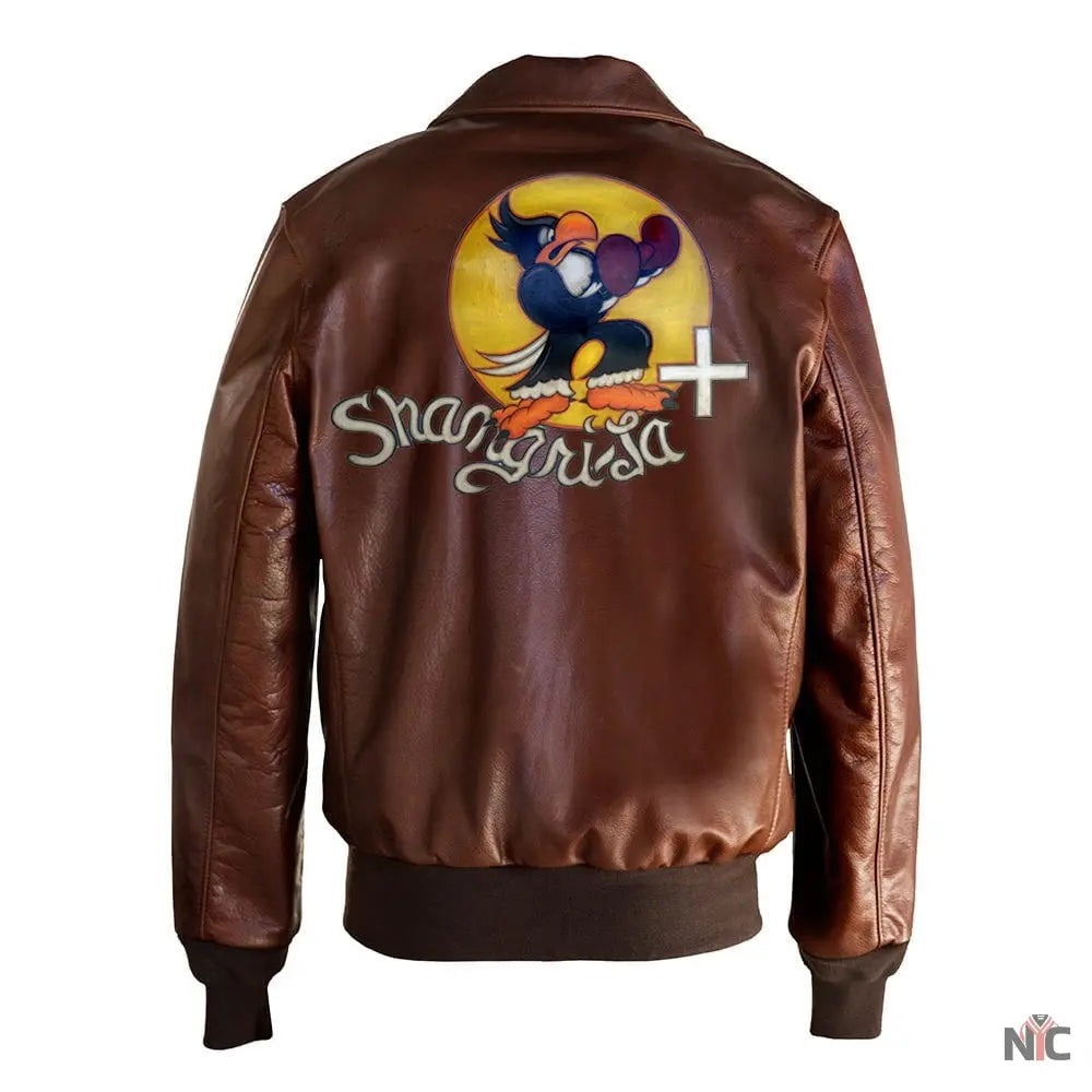 Shangri La Jet Nose Art A2 Jacket Clanton Jacket