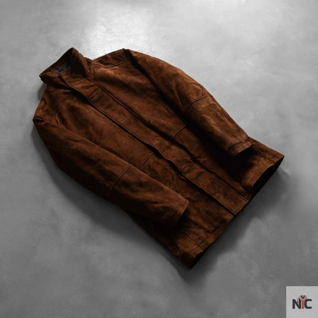 Sheriff Brown Suede Jacket Clanton Jacket