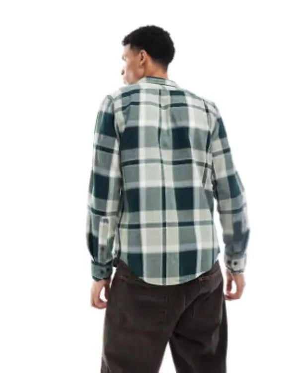 Shetland S10 Green Plaid Shirt