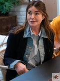 Shrinking S02 Christa Miller Denim Trim Blazer Clanton Jacket