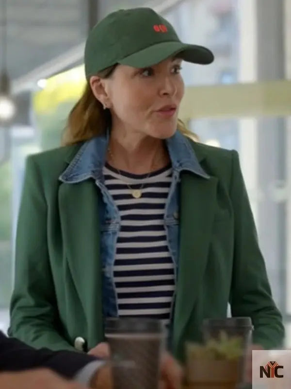 Shrinking S02 Christa Miller Green Blazer Clanton Jacket