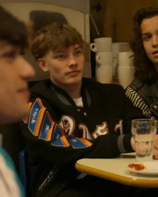Simon Cowell The Next Act S01 Off-White Varsity Jacket