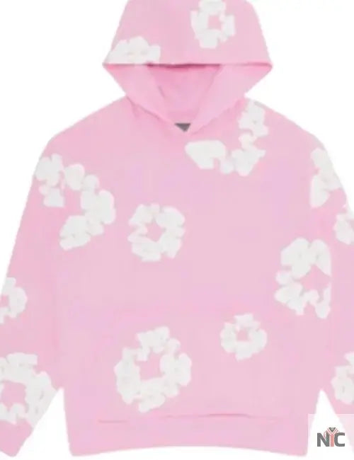 Simone Biles Rising S01 Pink Flower Pullover Hoodie Clanton Jacket